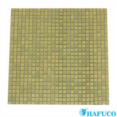 Gạch Mosaic thủy tinh vàng - Hafuco