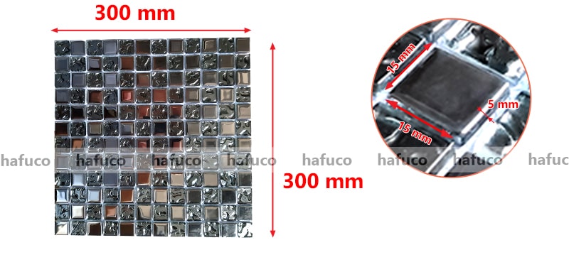 Thông số kỹ thuật của gạch mosaic BV007