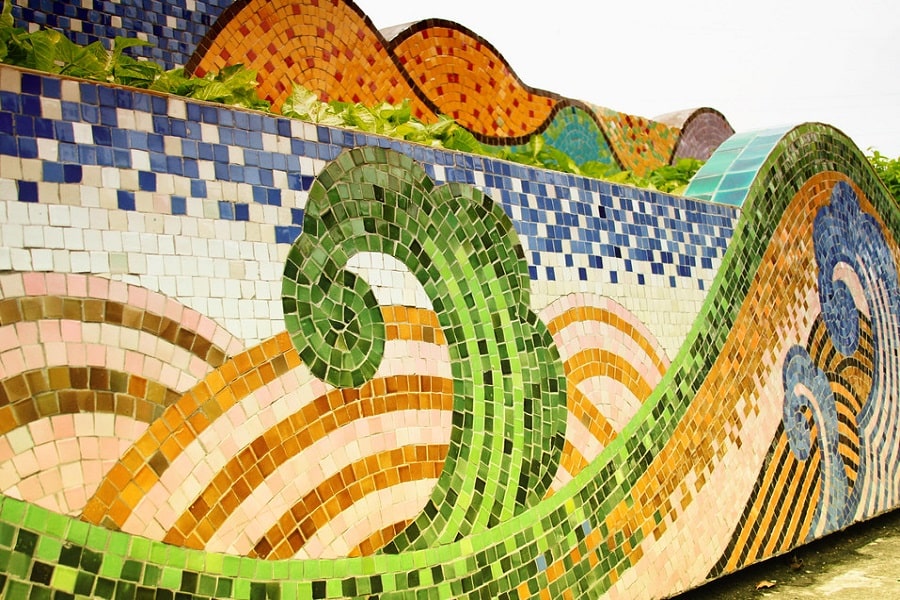 Nghệ thuật mosaic đường phố