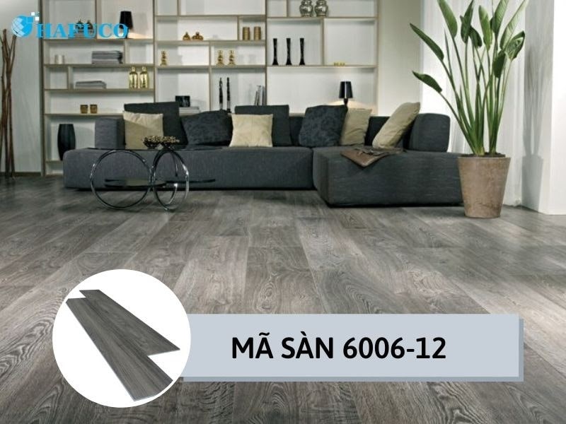 Sàn nhựa giả gỗ của chị Hạnh (Sàn nhựa giả gỗ mã 6006-12)