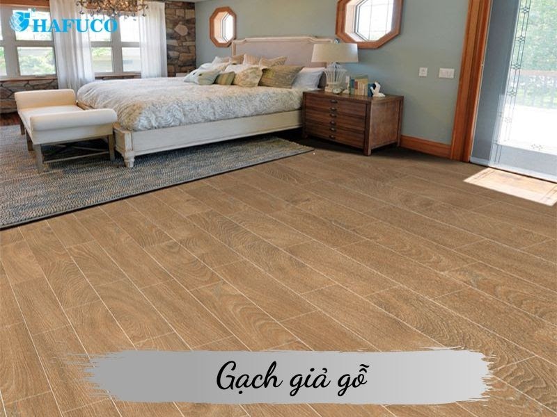 Gạch giả gỗ lát nền nhà Gạch giả gỗ lát nền nhà