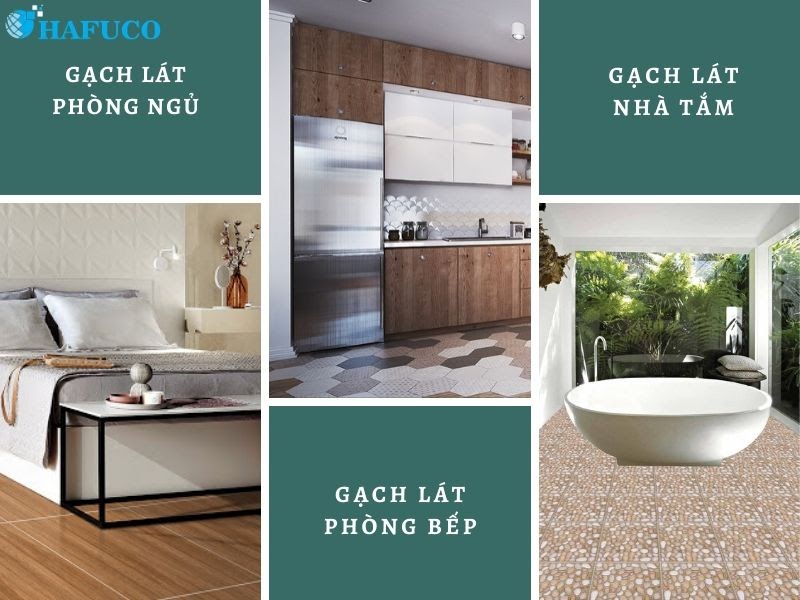 Lựa chọn mẫu gạch lát nền theo không gian Lựa chọn mẫu gạch lát nền theo không gian