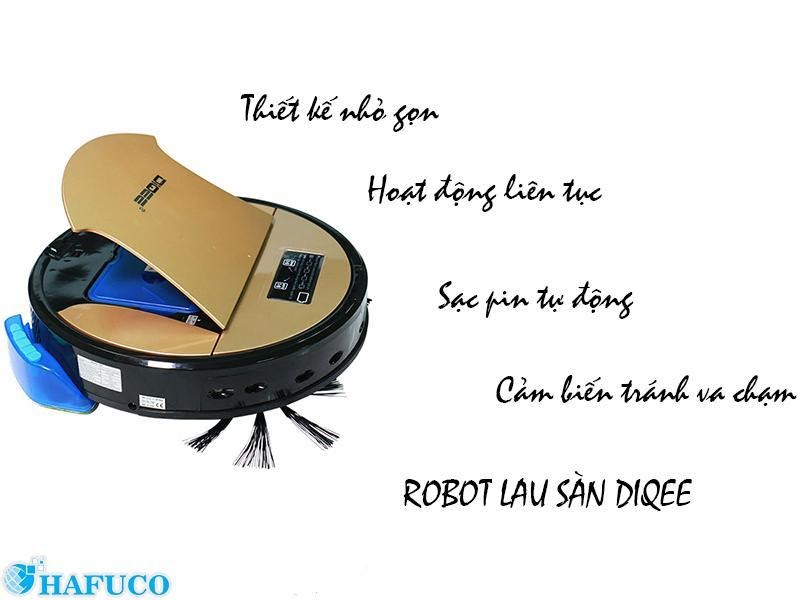 Đặc điểm robot lau sàn nhà Diqee Đặc điểm robot lau sàn nhà Diqee