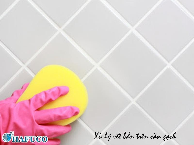 Mẹo xử lý vết bẩn trên sàn nền gạch Mẹo xử lý vết bẩn trên sàn nền gạch