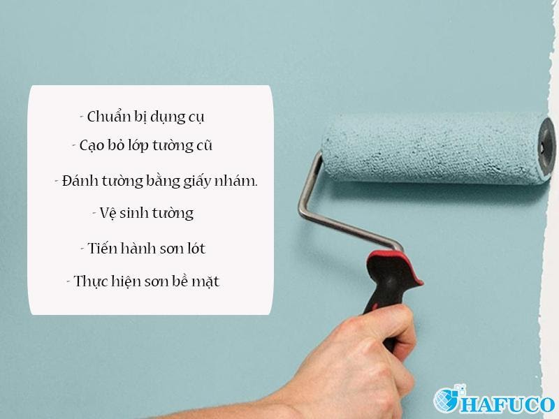 Cách xử lý tường nhà bị bong tróc