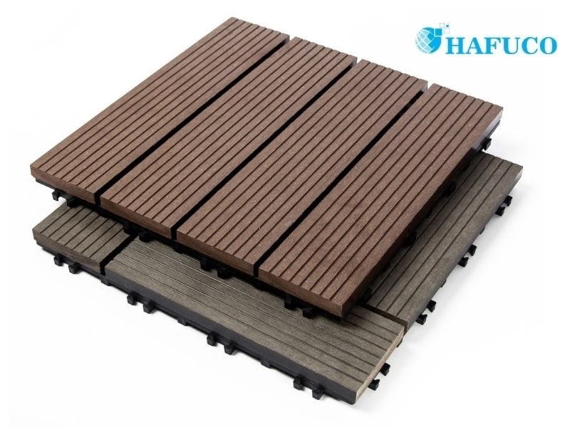 Sàn gỗ nhựa composite dạng vỉ