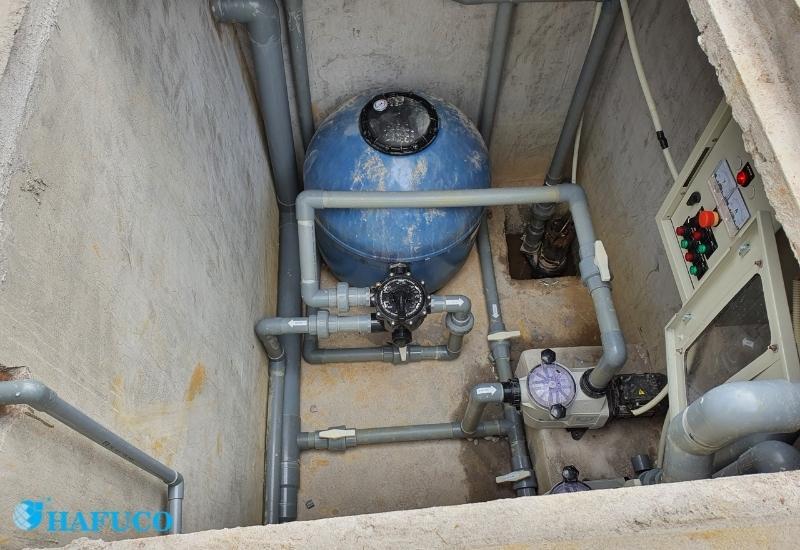 Các thiết bị bể bơi được sử dụng trong công trình Các thiết bị bể bơi được sử dụng trong công trình