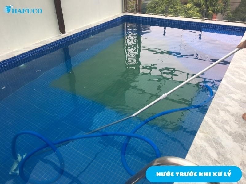 Bể bơi khách hàng của Hafuco tại Hà Nội