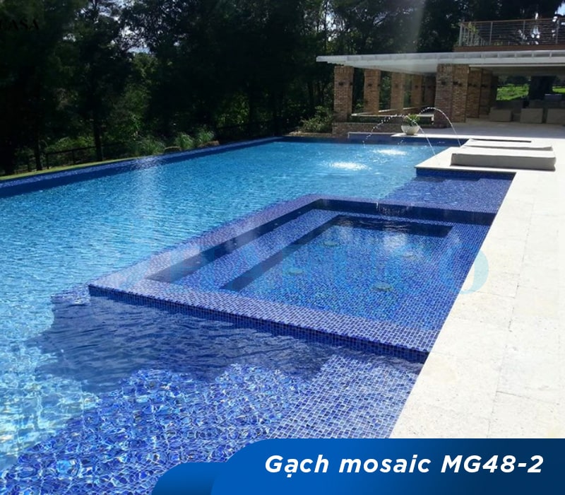 Ứng dụng Gạch mosaic gốm MG48-2