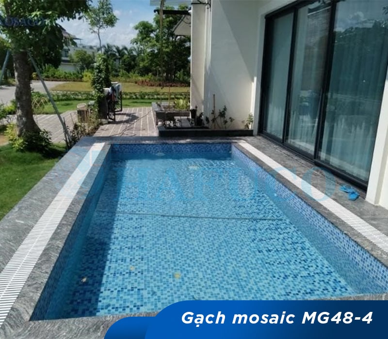 Ứng dụng Gạch mosaic gốm MG48-4