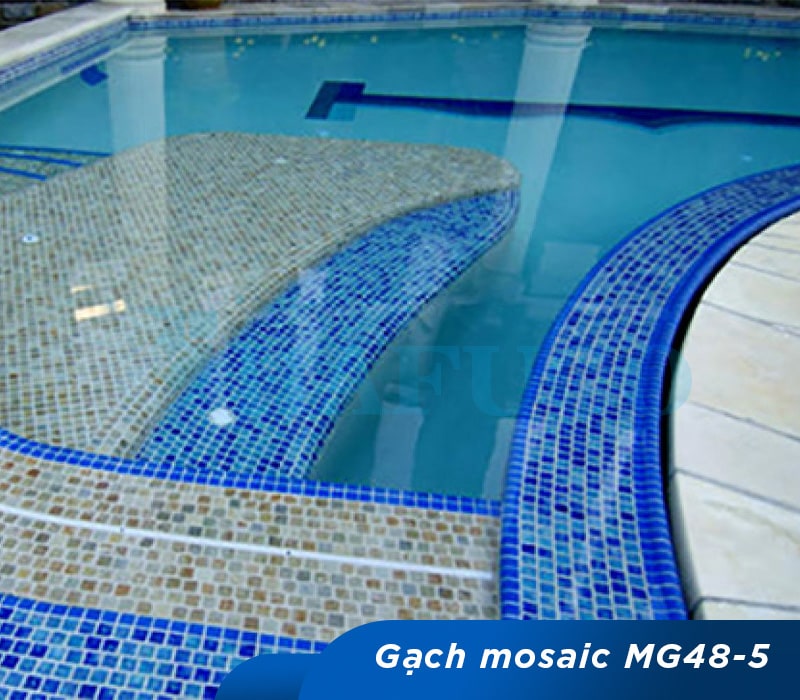 Ứng dụng Gạch mosaic gốm MG48-5