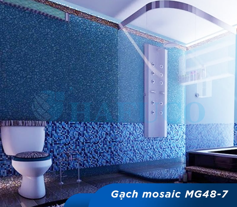 Ứng dụng Gạch mosaic gốm MG48-7
