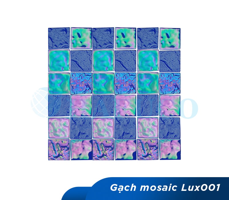 Ứng dụng gạch mosaic LUX001