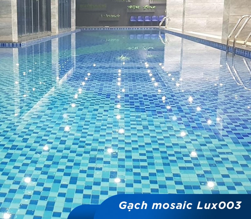 Ứng dụng gạch mosaic LUX003