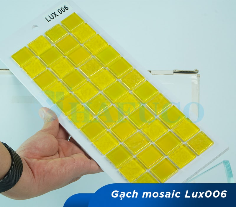 Ứng dụng gạch mosaic LUX006