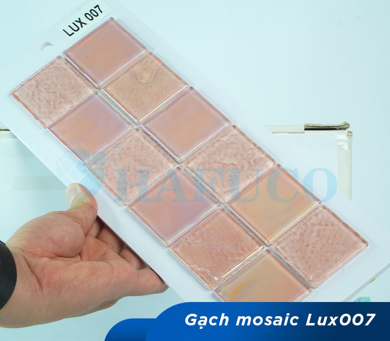 Ứng dụng gạch mosaic LUX007