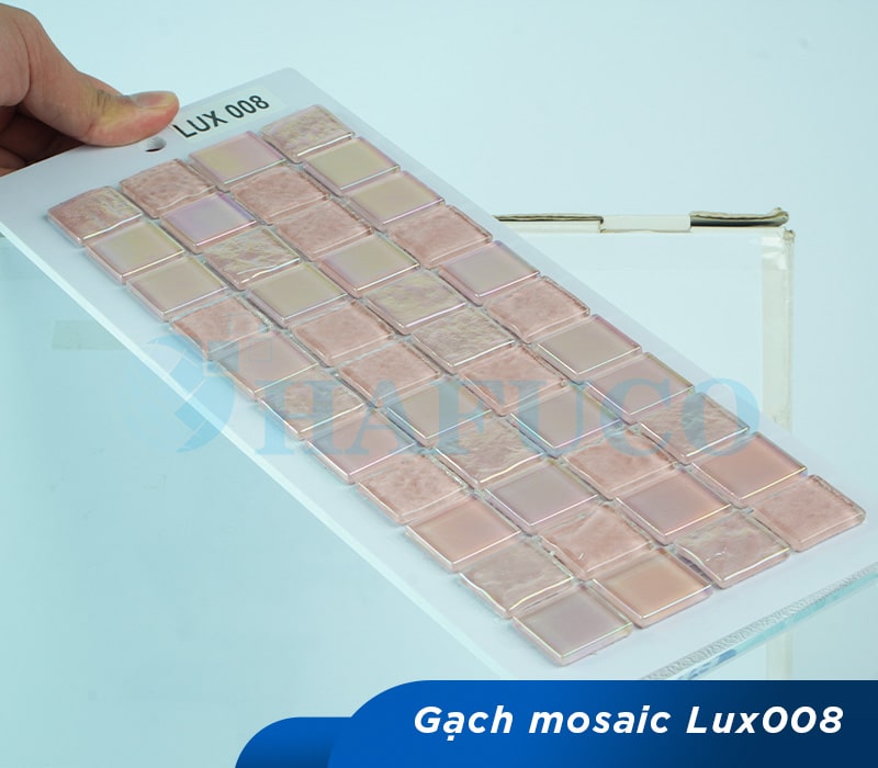 Ứng dụng gạch mosaic LUX008