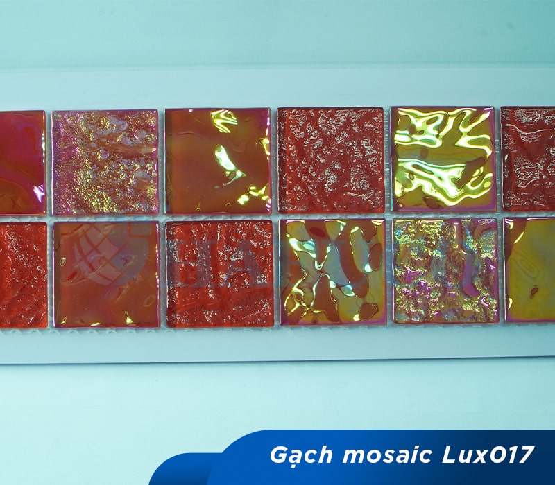 Ứng dụng gạch mosaic LUX017