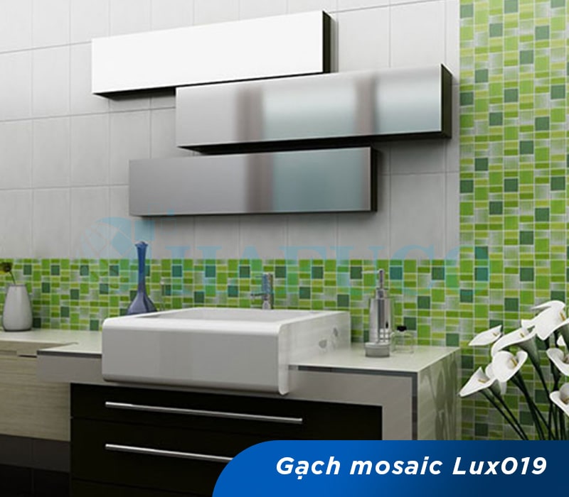 Ứng dụng gạch mosaic LUX019