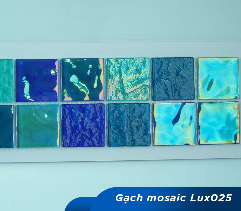 Ứng dụng gạch mosaic LUX025