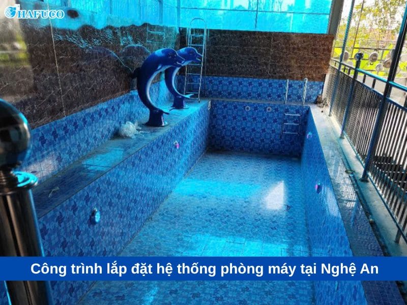 công trình lắp đặt hệ thống phòng máy tại Nghệ An