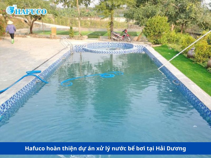 dự án xử lý nước bể bơi tại Hải Dương