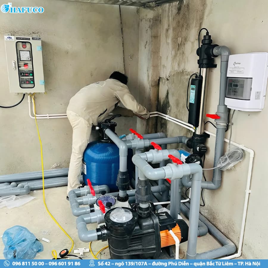 lắp đặt thiết bị bể bơi tại Phú Thọ