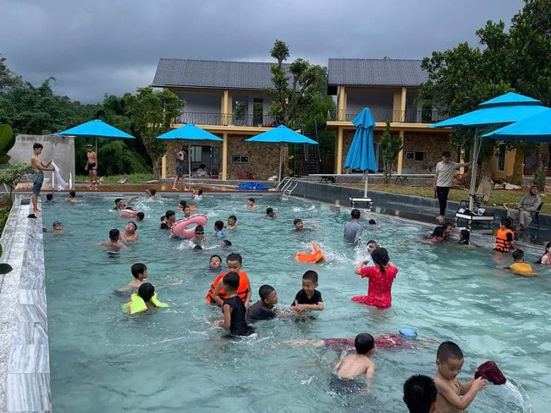 công trình bể bơi tại Vĩnh Phúc