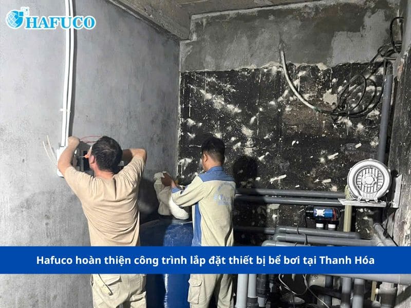 công trình lắp đặt thiết bị bể bơi tại Thanh Hóa