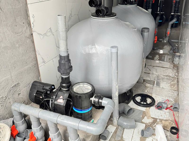 Hafuco bàn giao công trình lắp đặt thiết bị bể bơi tại Lâm Đồng