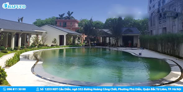 Hafuco hoàn thiện xử lý nước bể bơi tại Ninh Bình