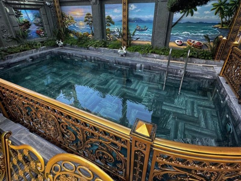 Hafuco bàn giao công trình bảo trì bể bơi biệt thự tại Thanh Hóa