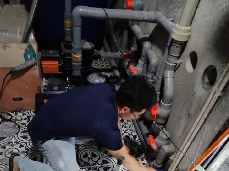 Hafuco bàn giao công trình lắp đặt phòng máy bể bơi tại Hải Phòng
