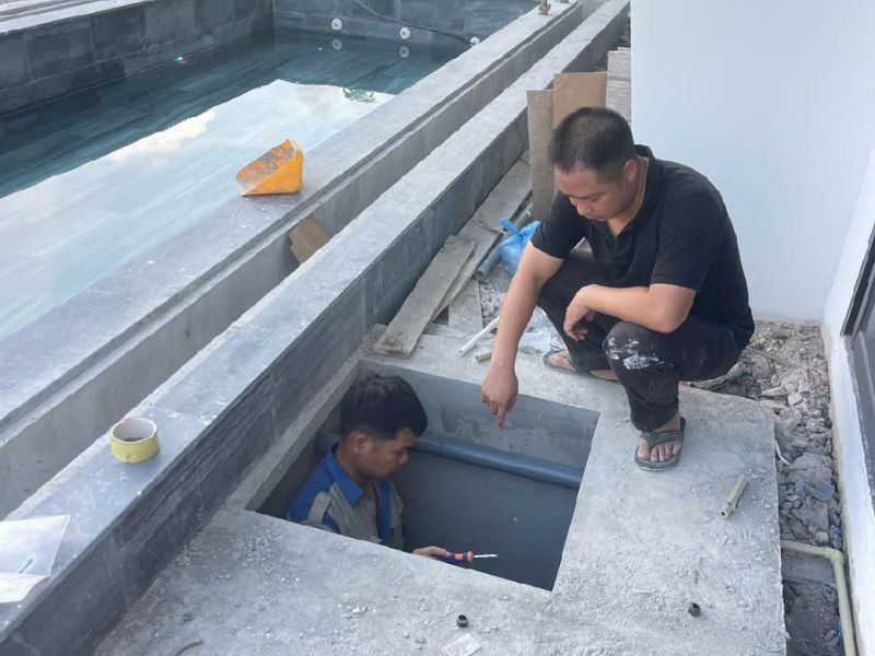 Hafuco bàn giao công trình lắp đặt thiết bị bể bơi tại Phú Thọ