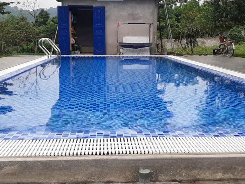 Hafuco bàn giao công trình thi công bể bơi gia đình tại Vĩnh Long