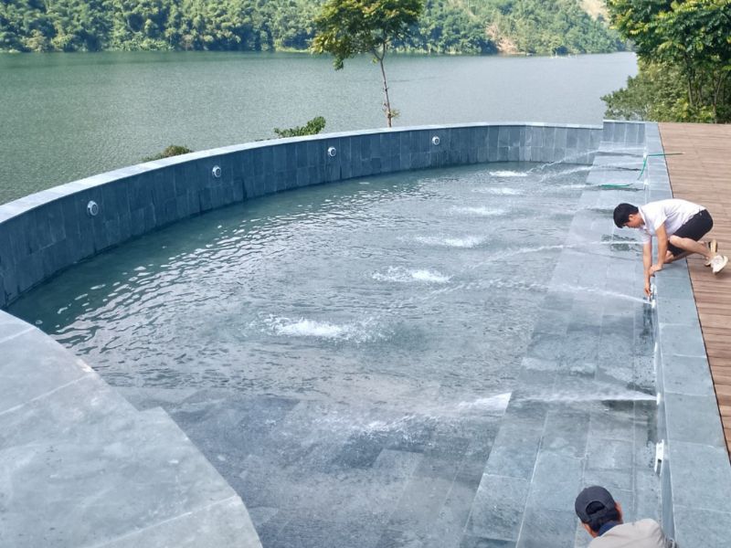 Hafuco bàn giao dự án lắp đặt thiết bị bể bơi tại Cao Bằng