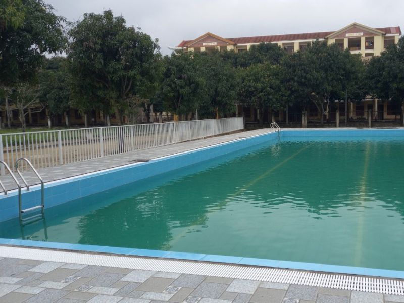 Hafuco bàn giao công trình bể bơi tại Trường Cao đẳng Sư phạm Nghệ An