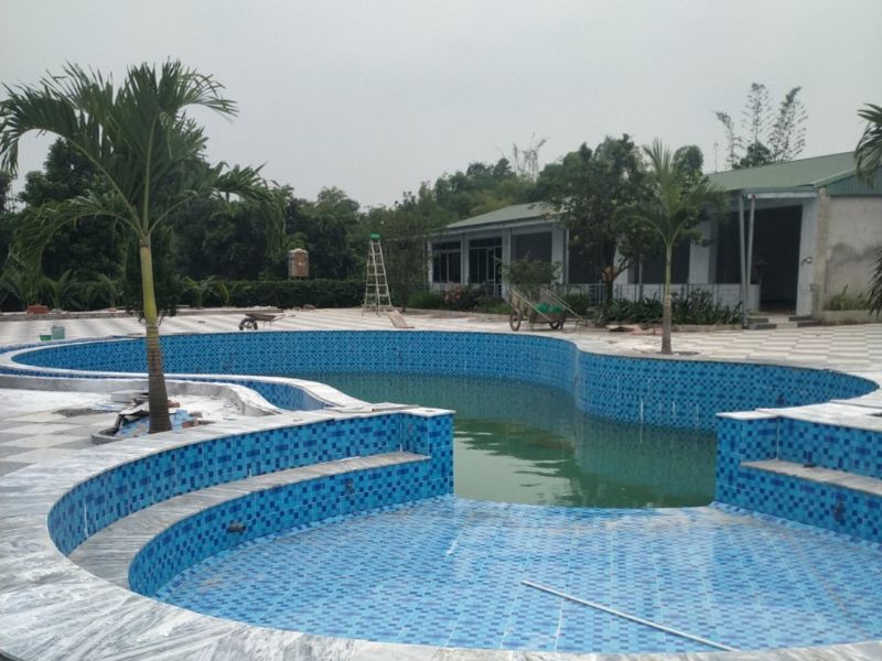 Hafuco bàn giao công trình thi công bể bơi tại Ba Vì, Hà Nội