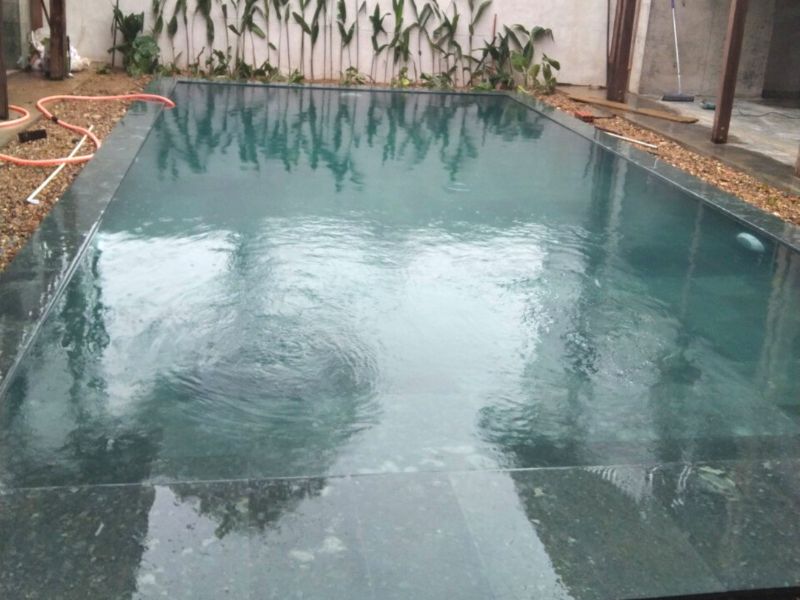 Hafuco bàn giao công trình vệ sinh bể bơi cho anh Dương tại Thái Nguyên