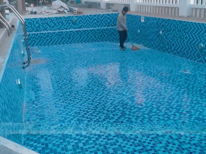 Hafuco bàn giao công trình thi công bể bơi tại xã Đông Anh, Hà Nội