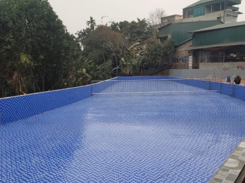 Hafuco bàn giao công trình thi công bể bơi tại xã Ninh Hải, Ninh Bình