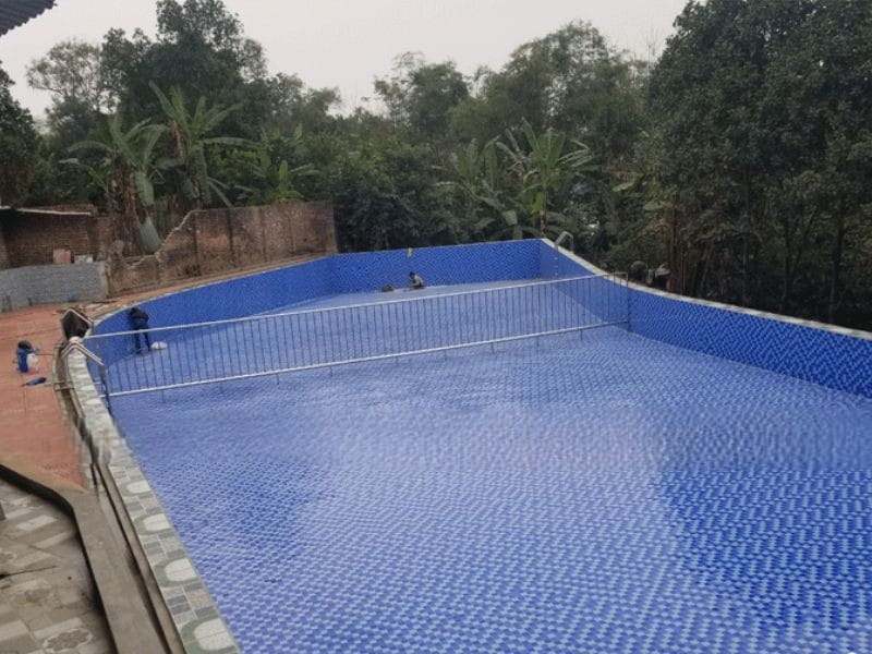 Hafuco bàn giao công trình thi công bể bơi tại xã Ninh Hải, Ninh Bình