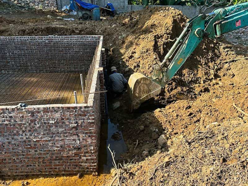 Hafuco cập nhật tiến độ công trình thi công bể bơi tại Phường Hòa Bình, Phú Thọ