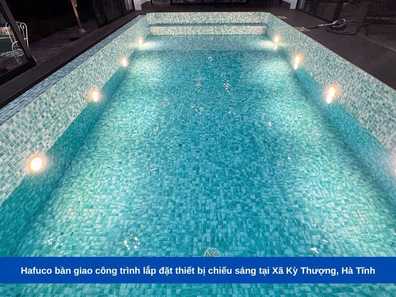 Hafuco bàn giao công trình lắp đặt thiết bị chiếu sáng tại Xã Kỳ Thượng, Hà Tĩnh
