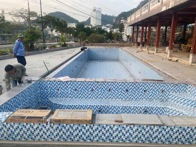 Hafuco bàn giao công trình thi công bể bơi tại Hung Long Harbour Hotel, Cát Bà
