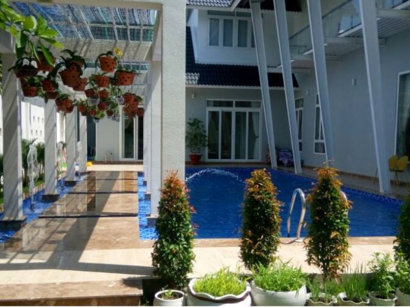 Hafuco bàn giao công trình thi công bể bơi cho anh Khôi tại Tây Ninh