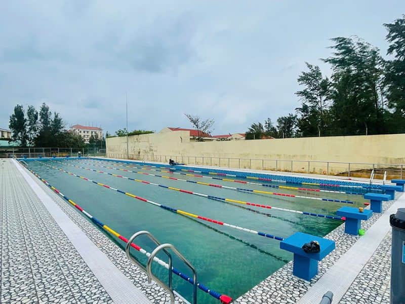 Hafuco bàn giao công trình thi công bể bơi tại Núi Thành – TP. Đà Nẵng