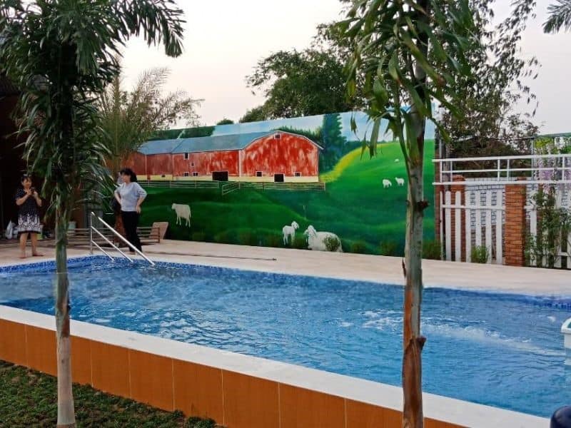 Hafuco bàn giao công trình thi công bể bơi tại trường mầm non Phương Thanh
