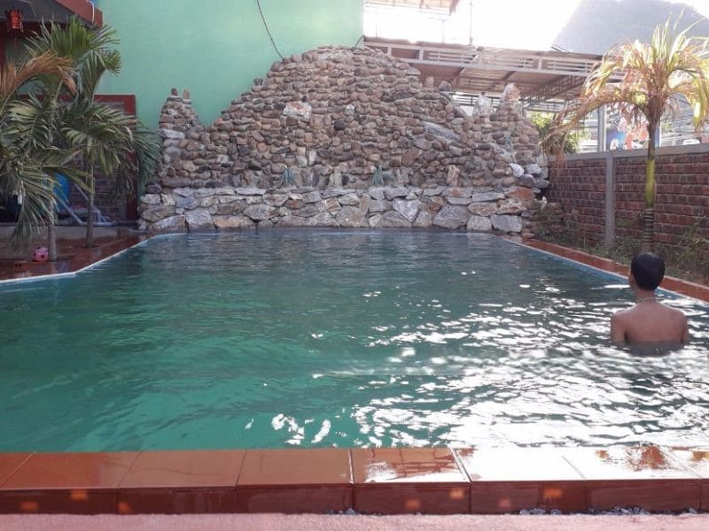 Hafuco bàn giao công trình thi công bể bơi tại xã Nghĩa Khánh, Nghệ An