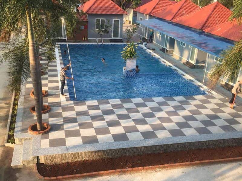 Hafuco bàn giao công trình thi công bể bơi cho anh Dũng tại Vũng Tàu